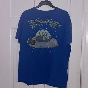 Rick and Morty Adult Swim graphic tee large